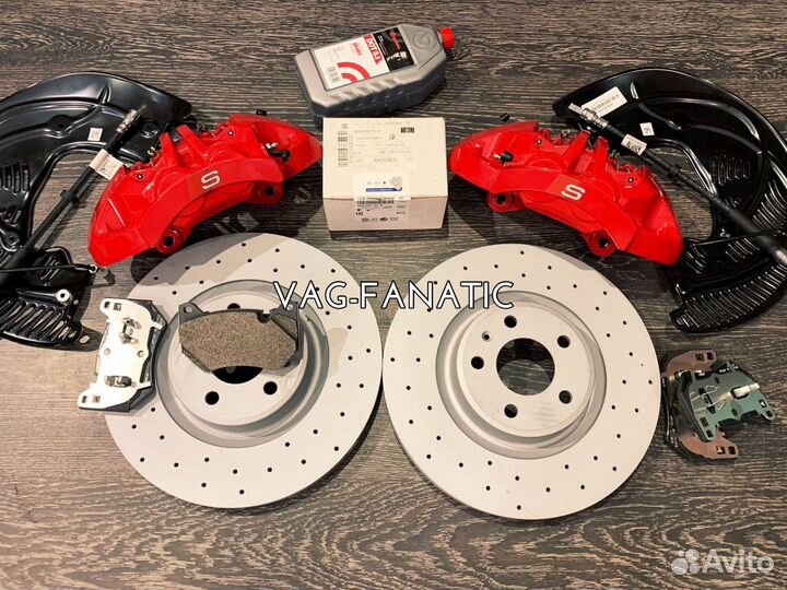 Большие тормоза audi B9 A4 A5 Q5