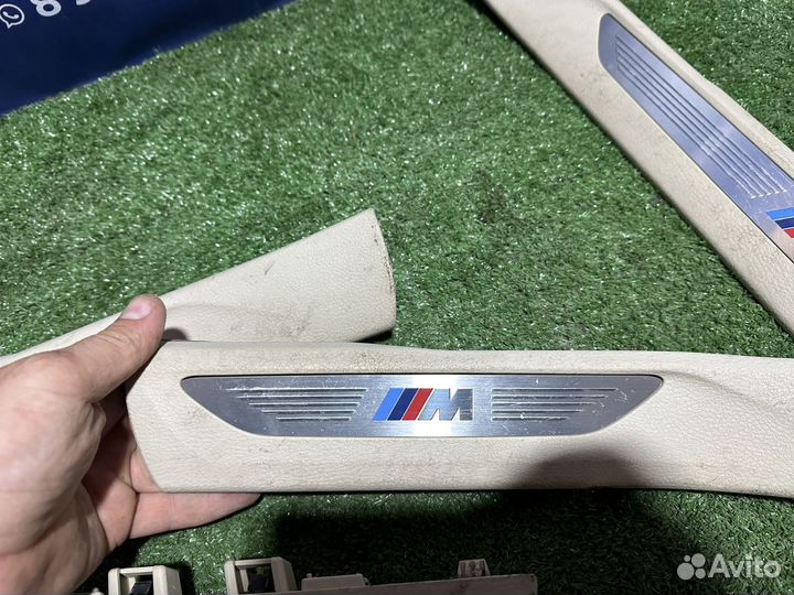 Bmw x5 f15 порожки с логотипом M