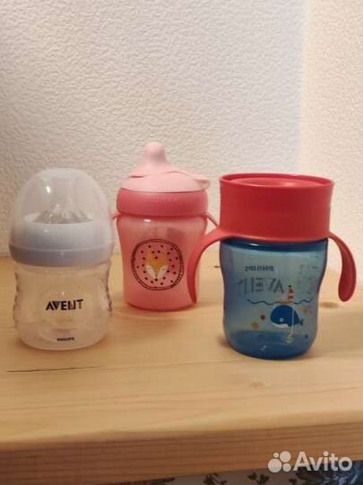 Бутылка avent, поильник avent suavinex, соски nuk