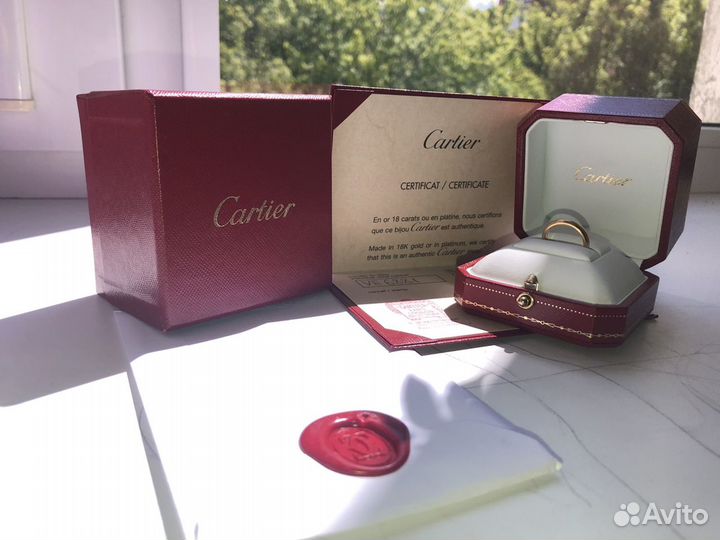 Cartier кольцо оригинал