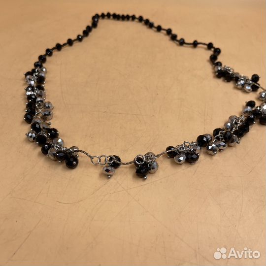 Бусы ожерелье стекло винтаж украшение на шею СССР