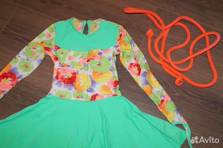 Купальник гимнастический 128-134р