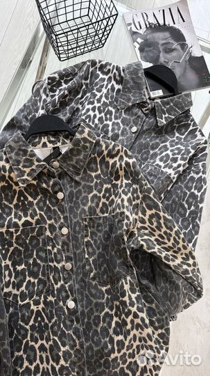 Плотные джинсовые рубашки