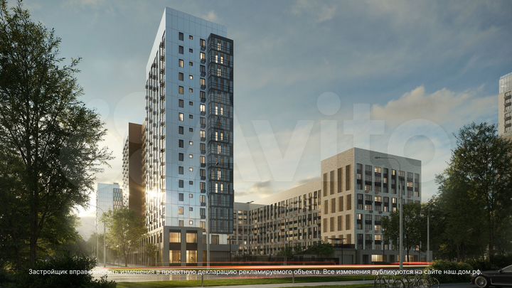 1-к. квартира, 45,2 м², 3/17 эт.