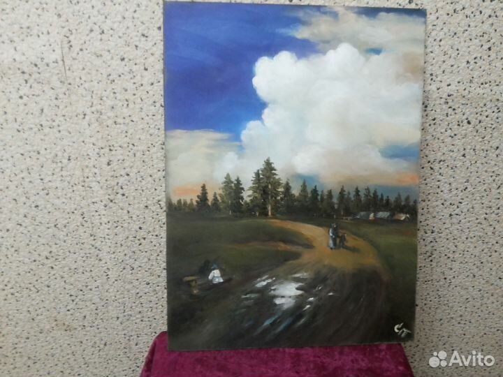 Картины, оргалит, масло. 11 шт