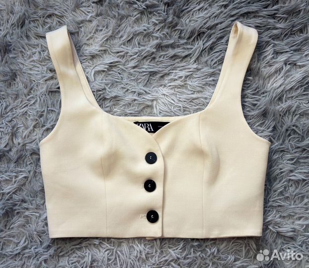 Топ жилет zara