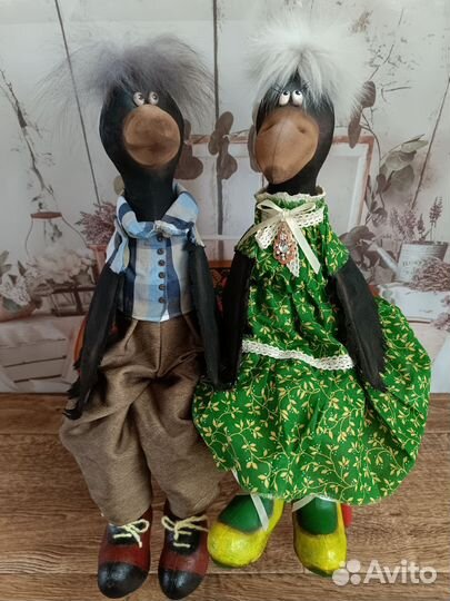 Куклы ручной работы Вороны