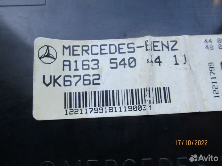 W163 ML 1998-2004 плафон салона