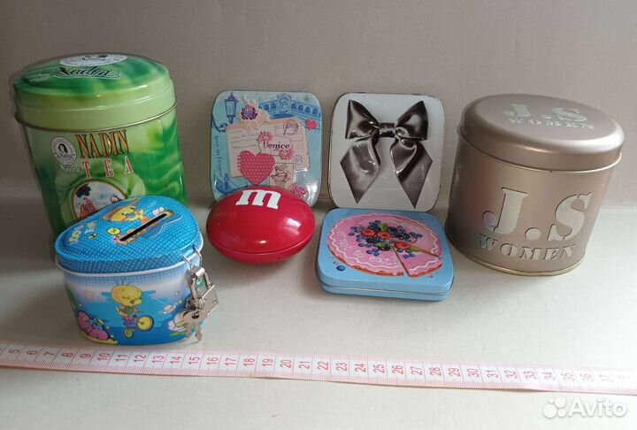 Банки жестяные и стеклянные