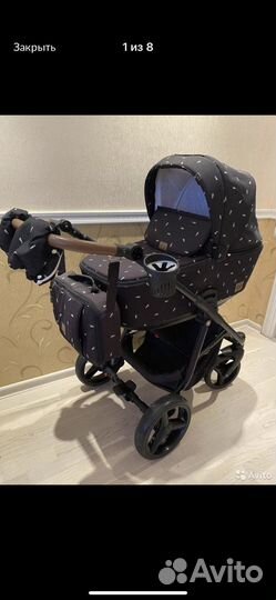 Коляска 2 в 1 adamex reggio
