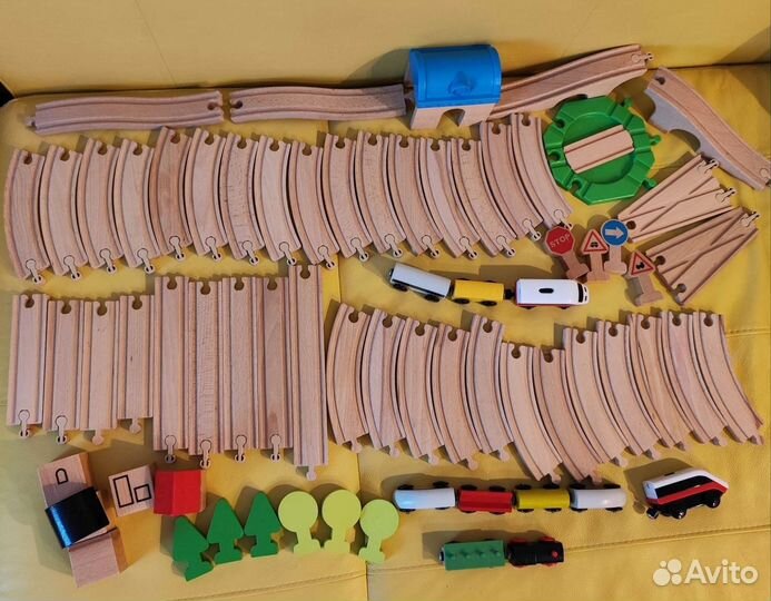 IKEA деревянная железная дорога