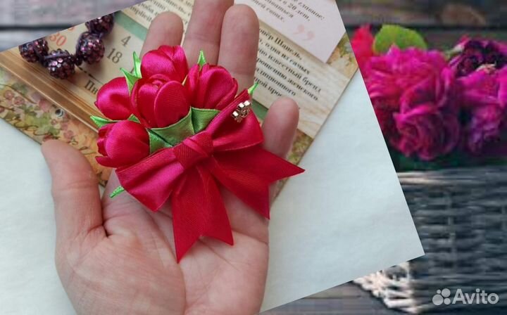Бантики ручной работы/Набор бантиков/Резиночки
