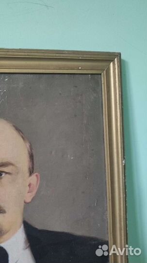 Портрет Ленина В.И. на холсте