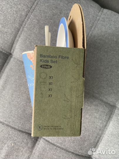 Набор детской посуды Bambooware. Новая