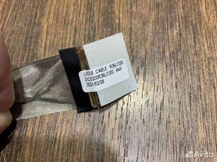 Новый шлейф матрицы hp g6-2000 r33 r53