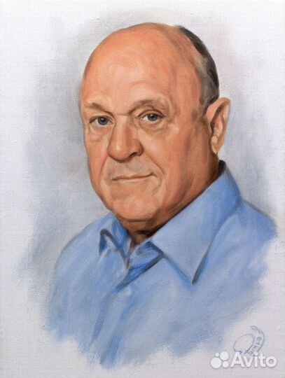 Портрет маслом на холсте по фото на заказ