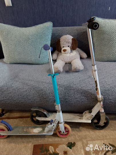 Самокат детский двухколесный бу