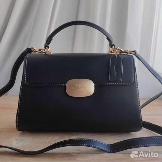 Сумка Coach Из Канвы и Кожи (3 цвета)