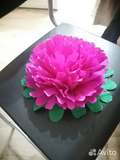 Цветы из гофрированной бумаги