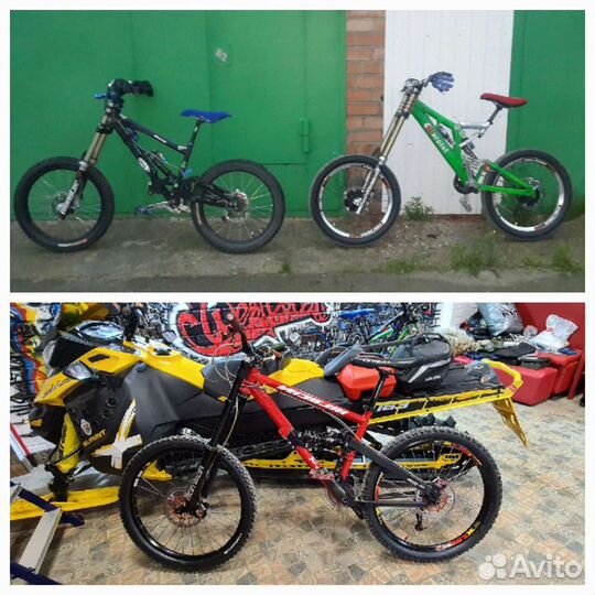 Велосипеды DH + шоссер Look