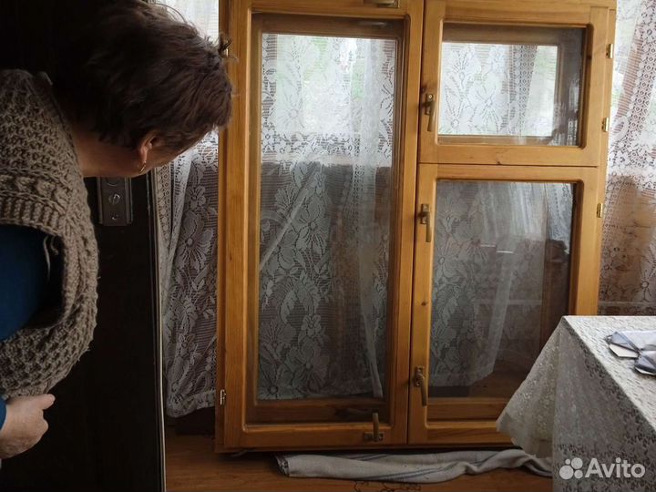 Оконный блок деревянный