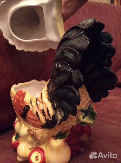 Петух керамический