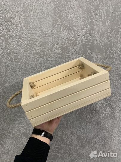 Ящик деревянный подарочный