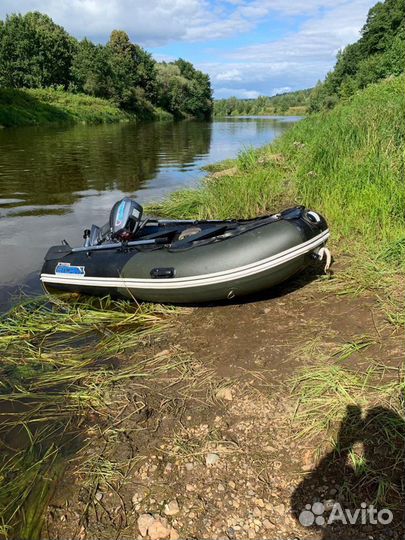 Лодка пвх с мотором, прицеп для перевозки вод тех