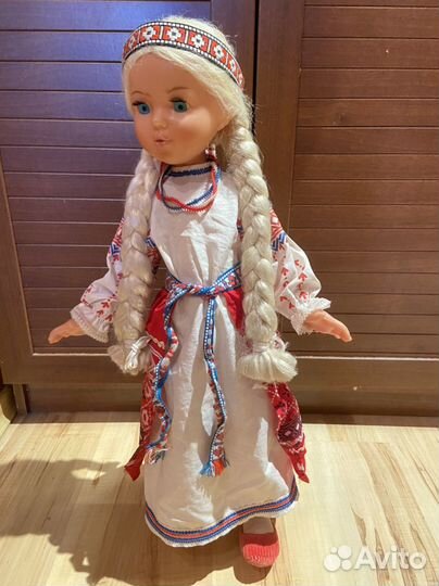 Кукла СССР Ленигрушка Славянка