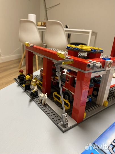 Lego city 60004 пожарная станция