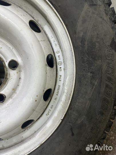 Зимние колеса 215 75 15 niva