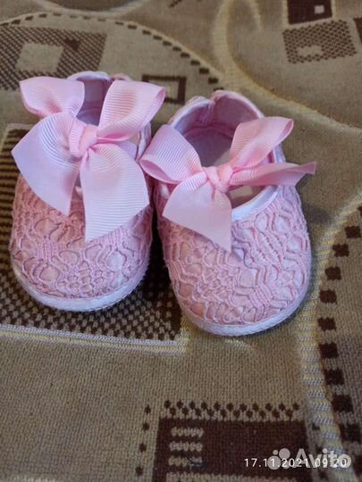 Пинетки для девочки