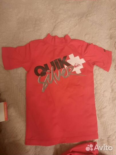 Футболка детская для сёрфинга quicksilver рашгард