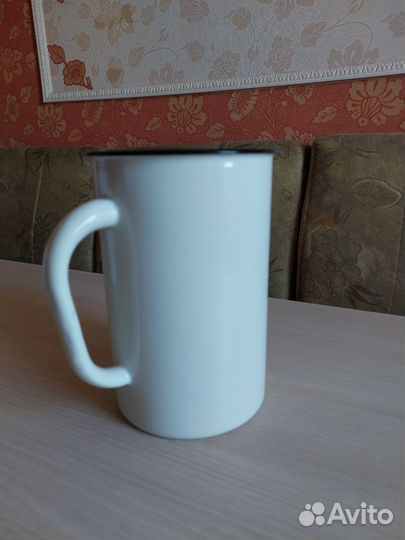 Кружка эмалированная, СССР, 1,5 л