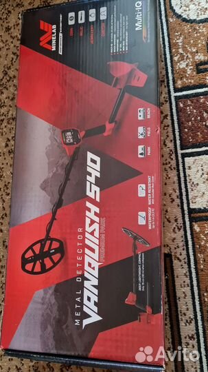 Металлоискатель minelab vanquish 540 pro pack