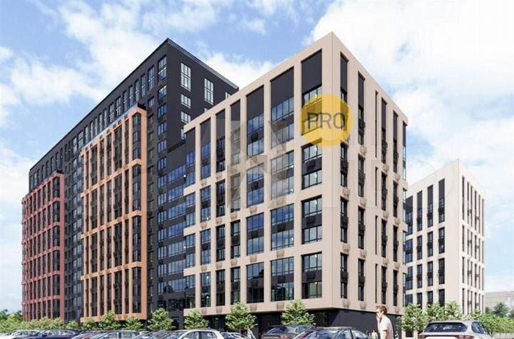 Квартира-студия, 39,9 м², 3/15 эт.