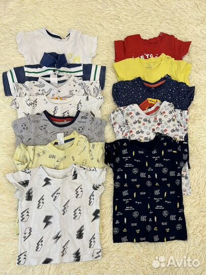 Одежда пакетом на мальчика 74 80