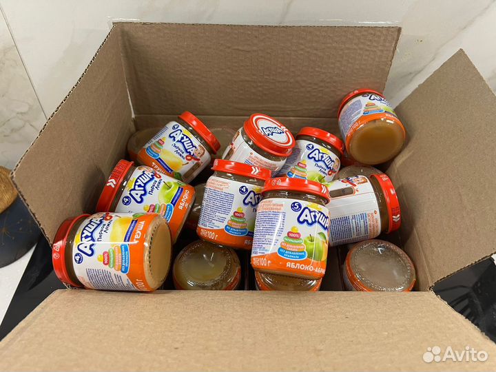 Фруктовое пюре агуша