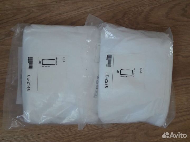 Тюль Альвине, Хилдрун, Лиль, упаковка из Икея