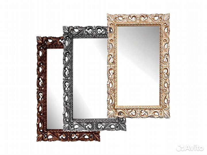 Зеркало настенное багира 1, Серебро