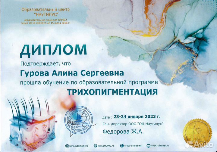 Трихопигментация