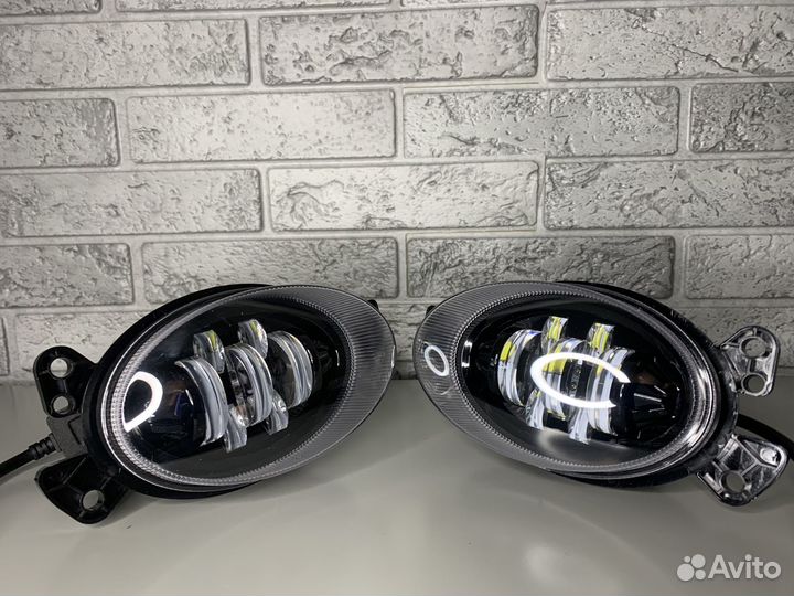 Мощные LED противотуманные фары Mercedes W211,W164