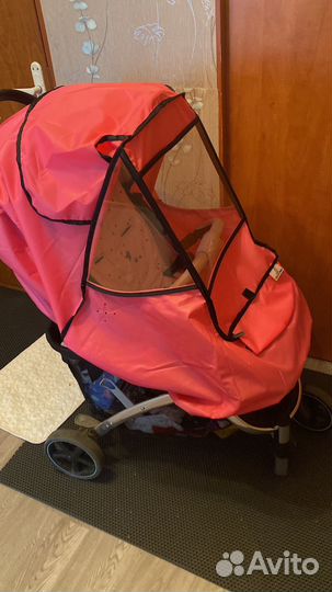 Дождевик на коляску универсальный