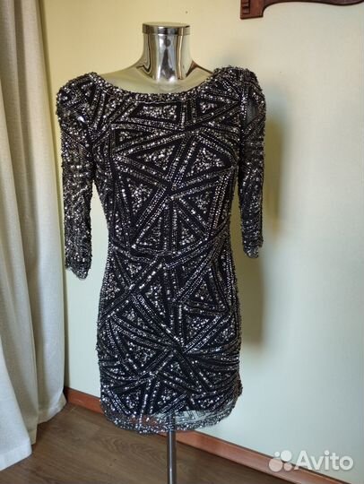 Вечернее платье черное Mango разм XS