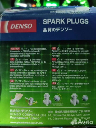 Продам свечи зажигания Denso Spark plugs
