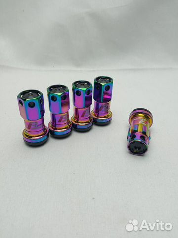 Гайки MAX guard (комплект 20шт) (Хамелеон-черные)