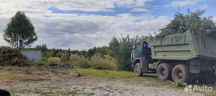 Расчистка участка Слом Демонтаж дома Вывоз мусора