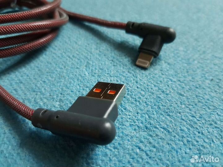 Кабель для Apple Lightning 8-pin Угловой коннектор