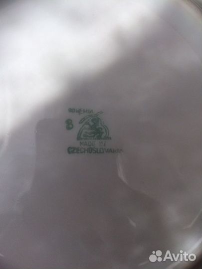 Богемия Чехословацкий столовый сервиз времён СССР