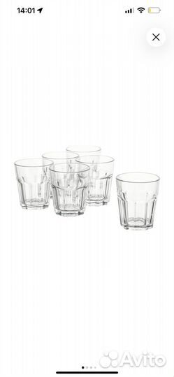 Стаканы и ваза икея